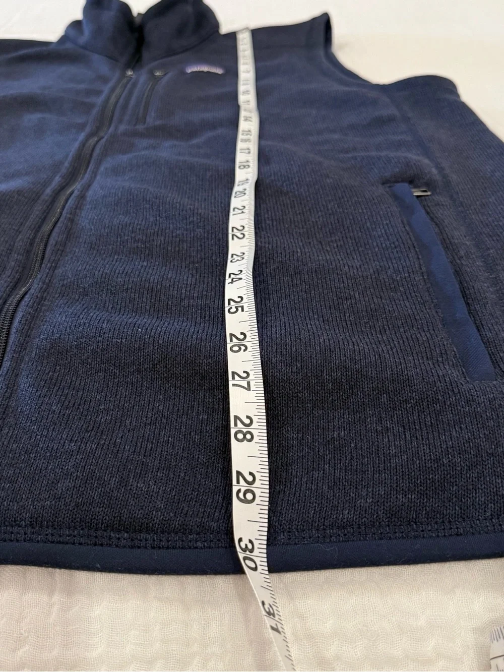 Patagonia Men’s Better Sweater Full Zip Fleece Vest Navy Blue Size XXL